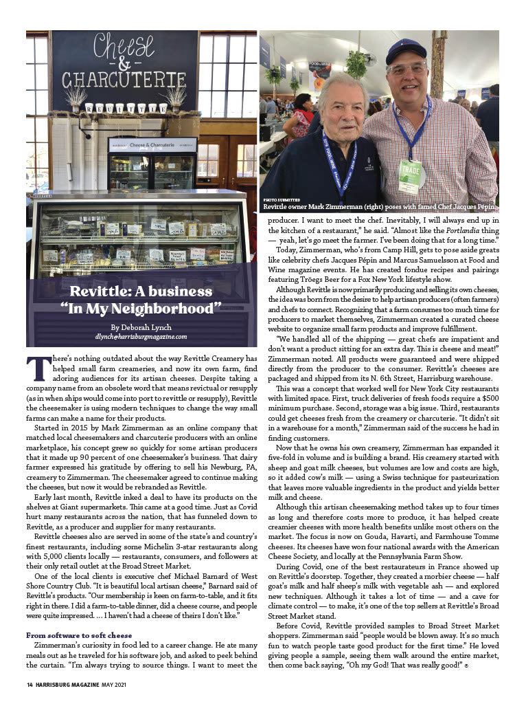 Revittle Featured in Harrisburg Magazine